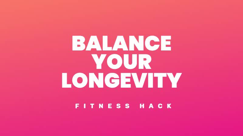Stand on one leg Balance exercises for longevity