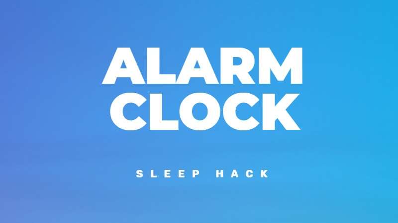 Leave your phone outside your bedroom and use an alarm click instead