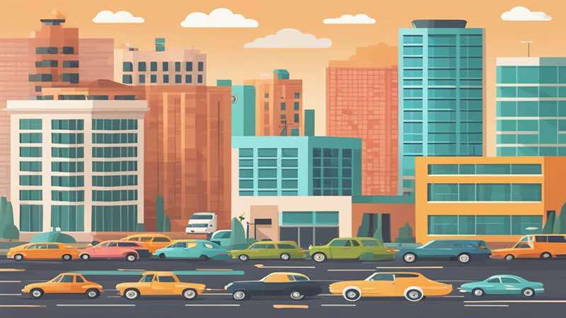 Car parking and office buildings