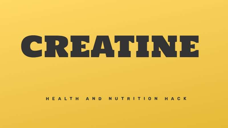 Creatine supplemental nutrition benefits