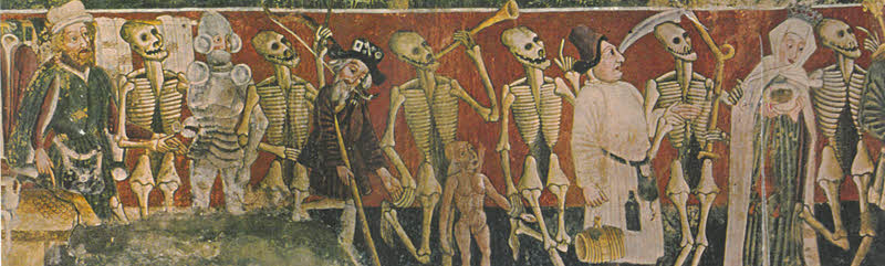 Dance of death fresco