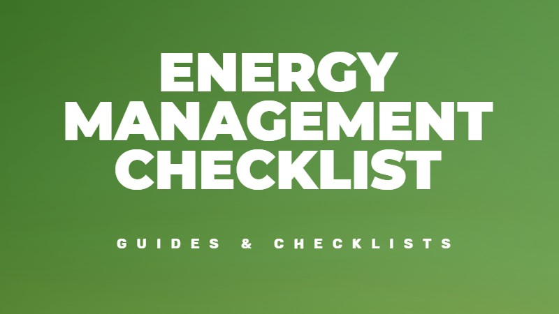 Energy Management Checklist