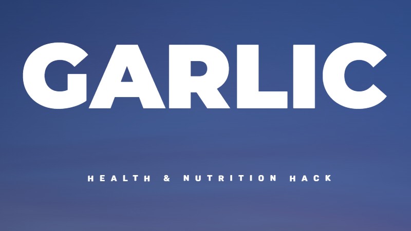 Garlic lower blood pressure