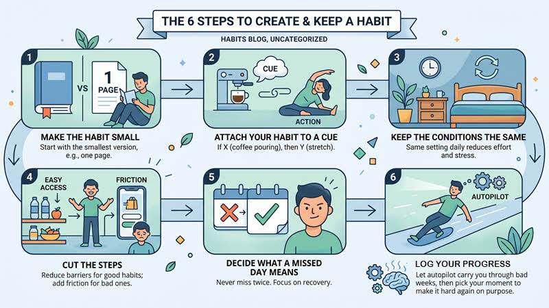 How to form a new habit and keep it
