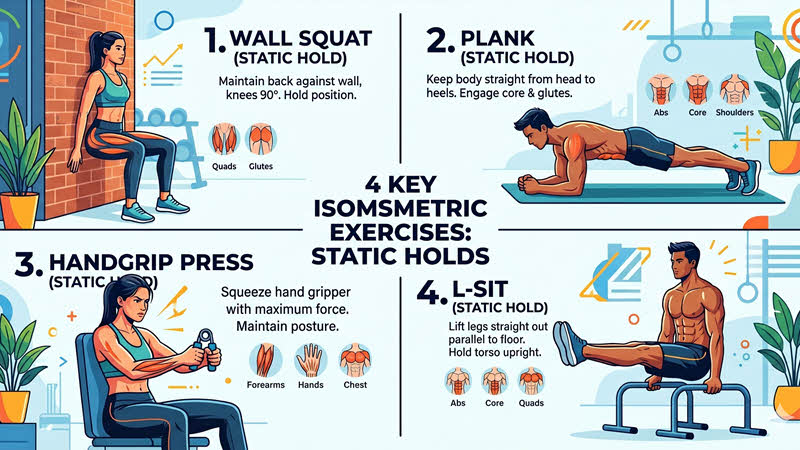 4 isometric exercises