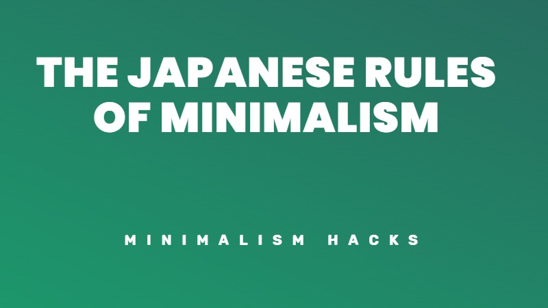The real rules of minimalism