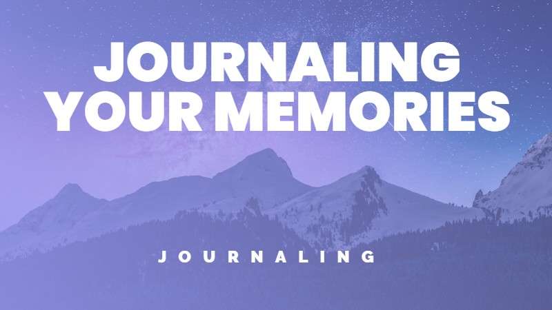 Registrando suas memórias no diário - Introdução
