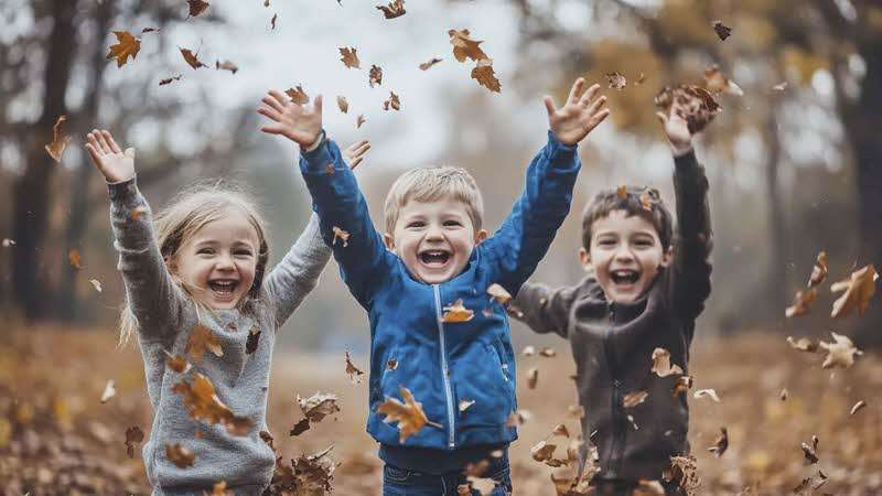 Moment of joy for the kids