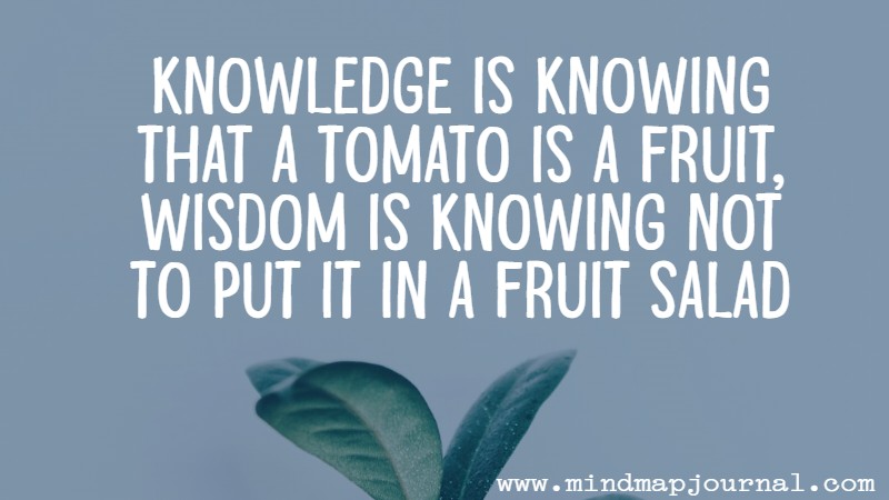 Knowledge is knowing that a tomato Miles Kington
