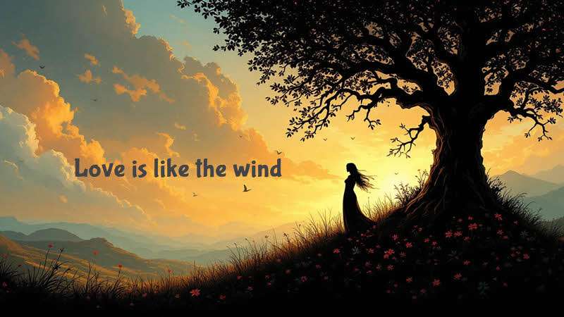 Love is like the wind unseen by Neil Gaiman