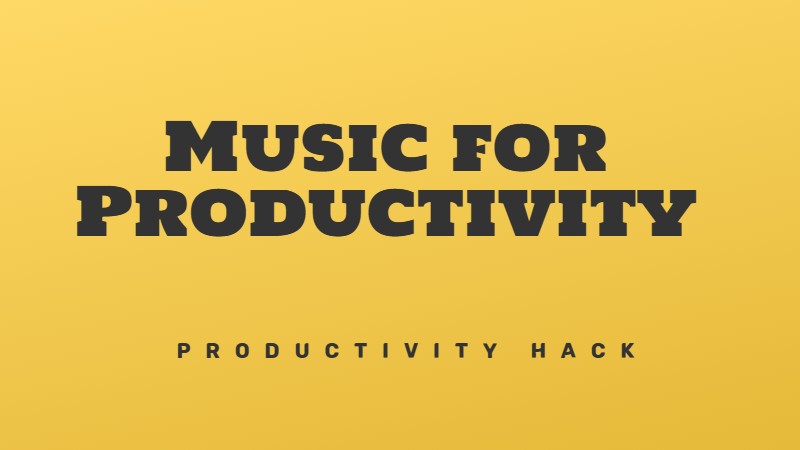 How to use music for increased productivity and focus
