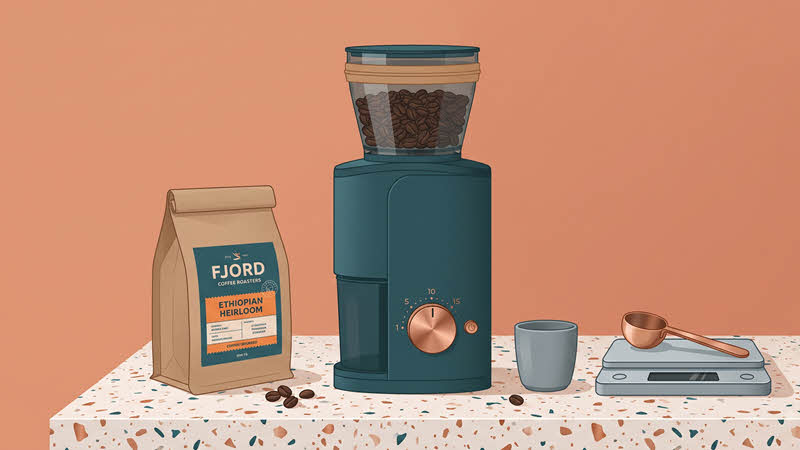 The setting. Change Coffee Grinder