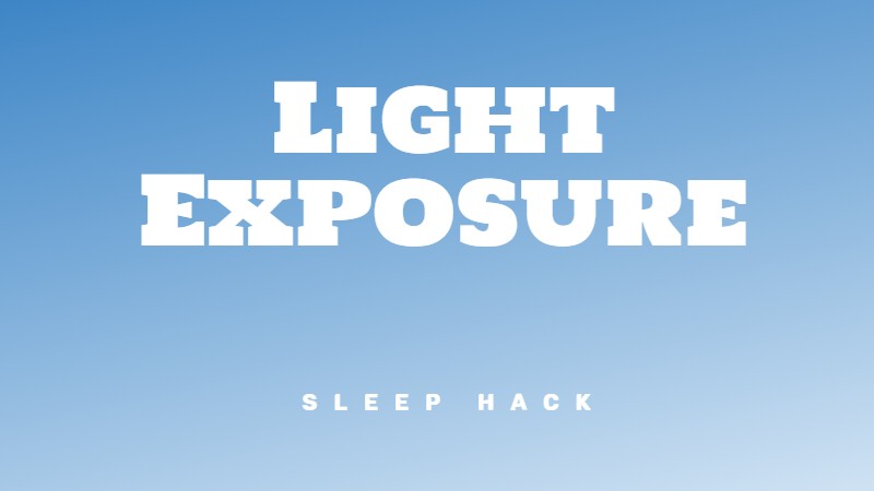 Light exposure for better sleep and more energy throughout your day