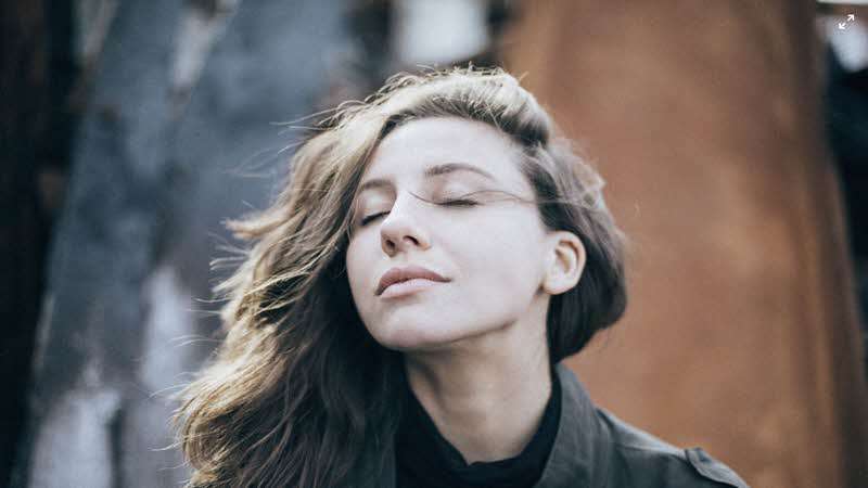 Woman daydreaming